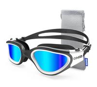 OMID Lunettes de natation, lunettes de natation polarisées P2 pour hommes, lunettes anti-buée pour la natation pour femmes adultes