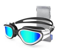 OMID Lunettes de natation, lunettes de natation polarisées P2 pour hommes, lunettes anti-buée pour la natation pour femmes adultes