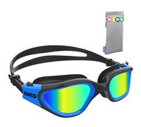 OMID Lunettes de natation pour enfants, P2 confortables, polarisées, unisexes, anti-buée, anti-fuite, avec protection UV pour enfants de 6 à 14 ans