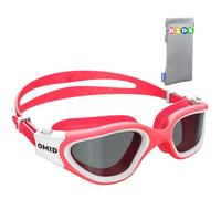 OMID Lunettes de natation pour enfants, P2mini Lunettes de natation polarisées confortables pour les 6-14 ans