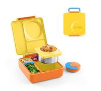 Omie 66FC09 Box Boîte à déjeuner Bento pour enfants, plastique, soleil