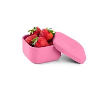 Omie Boîte en silicone étanche pour collation à emporter, conteneurs alimentaires avec couvercle, récipient à bento - Sans BPA, hermétique, passent au lave-vaisselle et au congélateur, passent au four