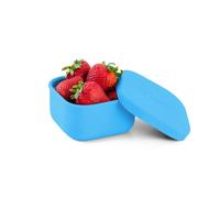 Omie Boîte en silicone étanche pour collation à emporter, conteneurs alimentaires avec couvercle, récipient à bento - Sans BPA, hermétiques, passent au lave-vaisselle et au congélateur, passent au