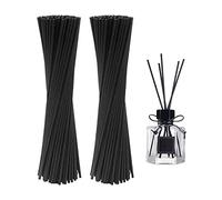 OMIGA 200 Pièces Batonnets Diffuseur Parfum Diffuseur Parfum Maison | Batonnet Iffuseur à Roseaux Bâtons Baton Diffuseur de Parfum pour Home Office Hotel (200*3mm Noir)