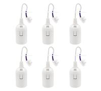 OMIGA 6 Pièces Douille E27 Support D'ampoule 4A 250V Douille Chantier pour Ampoules à Incandescence et Ampoules LED ou Industrie (max.60W/ Blanc)