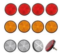 OMIGA12 Pièces Catadioptre Velo Rond Ø 60mm Catadioptre Remorque