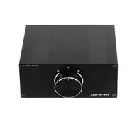 omiinitio 3. Boîtier XLR haute performance 3 en 1 Out/1 In3Out Câblage blindé Connecteurs plaqués or pour commutateur d'engrenage