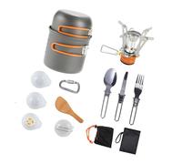 omiinitio Brûleur à gaz d'extérieur pour cuisinière touristique - Ustensiles de cuisine pliables - Ustensiles de cuisine de camping
