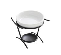 omiinitio Brûleur à huile en céramique de qualité Diffuseur Essentiel Bougeoir pour aromathérapie et détente dans une pièce vivante moderne Brûleurs en céramique