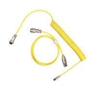 omiinitio Câble spirale pour claviers mécaniques USB C vers USB A pour une meilleure configuration de bureau et gestion des câbles Ports amovibles