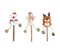 omiinitio Catmint Teaser Stick Lot de 3 boules de poils Matatabi comestibles pour enlever les poils de chat