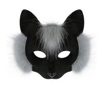 omiinitio Demi-visage léger - Accessoire de cosplay ergonomique et confortable - Pour Halloween, fêtes costumées, spectacles sur scène - Masque de costume d'Halloween