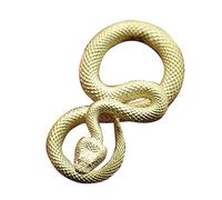 omiinitio Élégant bronze Starsign Snake Porte-clés code métallique permanent Hoop pour magasin Addons Secure Hook Plan Starsign Snake Hoop, Bright, taille unique