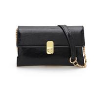 omiinitio Femmes Sac à Bandoulière Styles Français Sac à Main Tout Correspondance Avant-bras Rétro Aisselles Cuir PU Pendentifs Rétro Épaule pour Femmes Simple Aisselles Sac à Main Trajet, Noir
