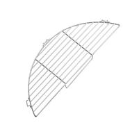 omiinitio Grille de cuisson flexible avec cadre renforcé - Design résistant à la chaleur - Grille de cuisson en métal parfaite pour la cuisson avec vidange d'huile - Grille de barbecue en acier