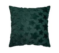 omiinitio Housse de coussin réversible en fourrure avec structure symbolique Coussin décoratif lavable pour accents saisonniers Housse de coussin décorative de vacances pour canapé