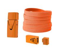 omiinitio Lacets élastiques en polyester avec fermetures - 8 mm de large - 100 cm de long - Pour hommes, femmes, adolescents et enfants, b, Taille unique