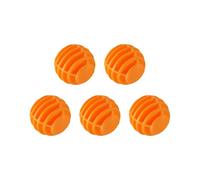 omiinitio Lot de 5 balles d'entraînement de golf professionnelles de rechange, creuses, rayées, pour l'intérieur et l'extérieur, accessoires d'équipement de sport faciles à utiliser