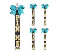 omiinitio Lot de 5 porte-clés à thème juble - Accessoires - Broche ruban - Pendentif pour équipe et fête d'amitié - Cadeau de jubilation pour les sportifs