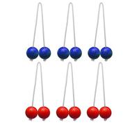 omiinitio Lot de 6 balles d'entraînement de golf rigides - Échelles de rechange - Jeu de lancer - Pour l'extérieur, la pelouse, la cour, les terrains de golf - Facile à utiliser - Pour l'extérieur, la