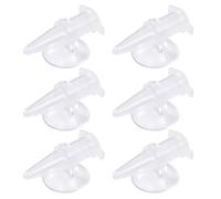 omiinitio Lot de 6 ventouses pour crevettes - Pour aquariums - Réduisent les déchets et gardent l'eau propre - Utilisation avec la tasse d'alimentation transparente