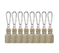 omiinitio Lot de 8 capuchons de protection pour pieuvre, avec mousqueton, équipement de pêche, jigs, hameçons, appâts