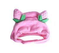 omiinitio Mignon chapeau en forme de fraise pour chats fête de Noël Animaux de compagnie chiens Cosplay Chemins de tête Hiver Halloween Cosplay Accessoires Chapeaux drôles pour animaux de compagnie