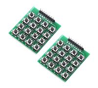 omiinitio Module clavier compact 4 x 4 matrices Commutateur 16 touches pour projets d'intégration Raspberry Microcontrôleur