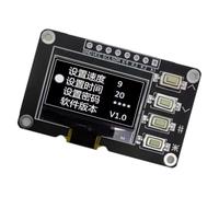 omiinitio Module d'écran OLED de 0 96 pouces 128 x 64 pixels Contraste élevé vers les matrices 4 interfaces clés pour systèmes embarqués Écran OLED pour l'électronique portable