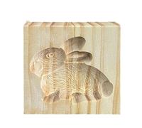 omiinitio Moule à biscuits en bois multi-usages pour les amateurs de pâtisserie. Design convivial Facile à nettoyer Idéal pour la cuisson en famille. Ustensiles de cuisine rétro