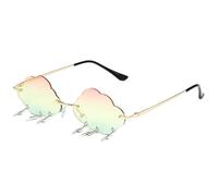 omiinitio Nuages tendance Nouveauté Club Lunettes de soleil Pompons Look tendance pour spectacles et plus d'accessoires photo Tenue de mode Nuages Lunettes de soleil, j, taille unique