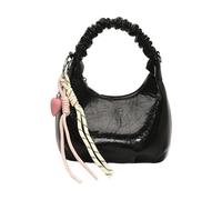 omiinitio Portefeuille léger sous les bras Sac à bandoulière à volants en cuir PU Sacs à bandoulière pour les femmes modernes qui aiment les styles distinctifs. Sac à bandoulière pour femme, Noir