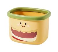 omiinitio Poubelle de bureau avec thème hamburger, légère, portable, grande capacité, bac de rangement pour la maison et le bureau, poubelle à hamburger ludique