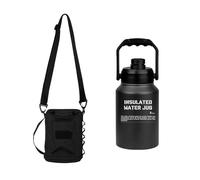 omiinitio Refroidisseur de camping anti-fuite Fûts Portable Plage Pique-niques Patinoire Avec Manches Pour Camping Randonnée Activité Portables Boissons Isolées