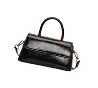 omiinitio Sac à bandoulière délicat pour femme avec charme décoratif. Sac à main pratique et élégant pour un usage quotidien et des occasions spéciales. Sac à main étudiant tendance, Noir