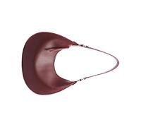 omiinitio Sac à bandoulière en cuir synthétique pour femmes Attelle élégante Couleur unie Peakpit Sac à main tendance pour femmes Aisselles Main tout match Épaule Couleur unie sous les bras, a