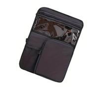 omiinitio Sac de planification de bagages permanent en polyamide 16 pouces Housse pour ordinateur portable 3 plans de poche Sangle modifiable pour valise à main Aéroport Rudiments Planificateur