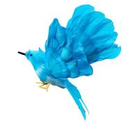 omiinitio Statue réaliste de décoration d'oiseau à plumes pour décoration créative de jardin d'intérieur comme un oiseau à plumes