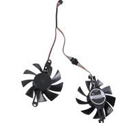 omiinitio Ventilateur de carte graphique - 80 mm - 4 broches - Installation facile - Remplacement pour RX580 2048 - Gestion des cartes graphiques - Accessoires informatiques