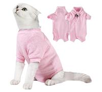 omiinitio Vêtement de récupération chirurgicale pour chats Body en coton pour aider à prévenir la guérison des petits chats