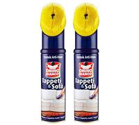 Omino Bianco Gel - Produit spécifique pour tapis et canapés, nettoyant et nettoyant pour tissus avec formule anti-odeur, 2 pièces de 300 ml