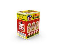 Omino Bianco - Lessive Machine à laver liquide, 150 lavages, respecte les couleurs et les tissus, parfum frais avec essence coeur de Marseille, 2000 ml x 3 paquets