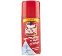 Omino Bianco Produit spécifique pour enlever les taches tenaces, détachant spray à sec Expess, action immédiate sans traces, 125 ml