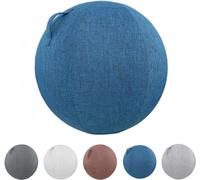 OMIREL Housse Ballon Gym Housse Ballon de Exercice Housse 55/65/75Cm Housse de Protection pour Balle de Yoga/Exercice/Balle D'équilibre pour Fitness Le Yoga,Bleu,65cm