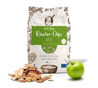 Omi's BESTE© Smoking Chips Apfel - Environ 0,8kg à 0,85kg - Bois de Fumage pour Barbecue pour Une Forte saveur de fumée | Bois de Fumage 100% Naturel - Wood Chips