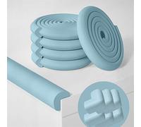 Ommda Protection coin Adhésifs Imperméable Mousse Souple Protection Angle Protege coin Meuble Bebe 4m Protection de bord + 6 Pièces Protections d’angles