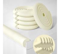 Ommda Protection coin Adhésifs Imperméable Mousse Souple Protection Angle Protege coin Meuble Bebe 6m Protection de bord + 10 Pièces Protections d’angles