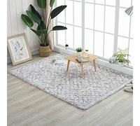 Ommda Tapis Bébé Activité Epais Fleur Motif Couverture pour Bébé Lavable Tatami Tapis Rembourrage Ramper Tapis de Jeux en Coton,Gris clair,150x200cm