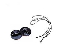 OMMI® - 2 Pièces Boucle de Sécurité pour GoPro Hero 1 2 3 3+ 4 SJCAM SJ4000 SJ5000 - Protector Longes Keeper Anti-Perdue Support Fixation d'Assurence - Noir