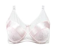 OMMITO Soutien-gorge de poche pour mastectomie, prothèse mammaire, post-chirurgie, crossdresser à armatures, peau noire, rose et blanc, rose, 110